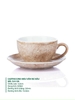 Bộ tách + đĩa Capu màu MT 220ml