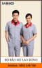 Bộ quần áo bảo hộ nhân viên kỹ thuật màu xám