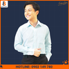 Mẫu Áo Sơ Mi Nam Màu Xanh Biển Nhạt - Bamboo Uniform