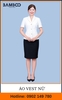 Mẫu Áo Vest Nữ Màu Trắng Cao Cấp