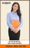 Áo sơ mi nữ 05 sọc xanh dương