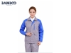 đồng phục Bộ đồ bảo hộ kỹ thuật xám viền xanh