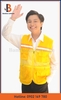 Mẫu Áo Gile Bảo Hộ Lao Động Màu Vàng 01 - Bamboo Uniform
