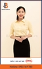 Mẫu Áo Sơ Mi Nữ Vàng Trơn Công Ty ROYAL - Bamboo Uniform