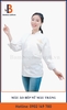 Mẫu Áo Bếp Nữ Màu Trắng - Bamboo Uniform