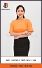 Mẫu Áo Thun Cổ Tròn Màu Cam