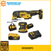 Combo máy chà nhám & cắt rung Dewalt DCK202P1