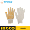 Găng tay dệt kim và có đốm chấm nhựa PVC Ingco HGVK05