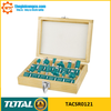 Bộ mũi phay gỗ 6mm 12 chi tiết Total TACSR0121