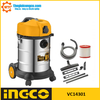 Máy hút bụi khô và ướt 1400W Ingco VC14301