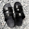 Mẫu dép cao su công nghệ mới 3 quai thời trang, đế cao 2,5-3cm êm và chống trơn rất tốt