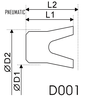 Piston and Rod seal D001