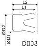Piston and Rod seal D003