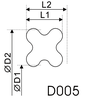 Piston and Rod seal D005