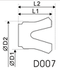 Piston and Rod seal D007