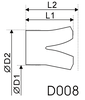Piston and Rod seal D008