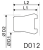 Piston and Rod seal D012