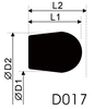 Piston and Rod seal D017