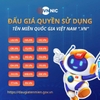 TRIỂN KHAI ĐẤU GIÁ TRỰC TUYẾN QUYỀN SỬ DỤNG TÊN MIỀN QUỐC GIA VIỆT NAM “.VN” CẤP 2 CÓ 2 KÝ TỰ