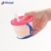 Cốc tập uống 3 giai đoạn Richell Nhật Bản chính hãng (nắp đỏ)