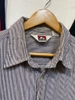 BEN DAVIS STRIPED DENIM SHIRT