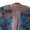 VINTAGE LEATHER BROCADE JACKET