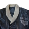 REDOX LEATHER BOMBER JACKET