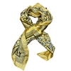 YELLOW LEOPARD SCARF