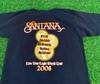 SANTANA LIVE YOUR LIGHT 2008 WORLD TOUR TEE