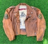 VINTAGE RARE AVIREX BIKER LEATHER JACKET