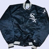 RARE VINTAGE 90s STARTER CHICAGO WHITE SOX BASEBALL SATIN BOMBER VARSITY JACKET