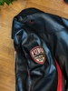 FUBU REAL LEATHER BOMBER JACKET