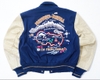 Vintage 90s Memory of Nepal, I’m from Japan Varsity Leather Bomber Jacket