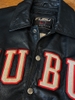FUBU REAL LEATHER BOMBER JACKET