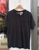 V NECK BLACK TEE