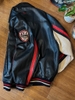 FUBU REAL LEATHER BOMBER JACKET