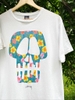 STUSSY FLOWERS SKULL TEE