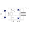 Piston & rod seal D-7