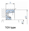 OIL SEAL NBR 25X45X11 TCV