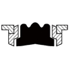Piston seal K18