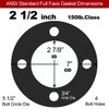 Industrial Gasket NBR: 2-1/2