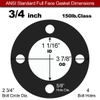 Industrial Gasket NBR: 3/4
