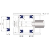 Piston & rod seal UN