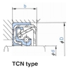 OIL SEAL NBR 60X82X12 TCN