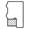 Rod seal H653