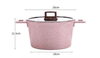 Bộ Nồi Chảo MGC Màu Hồng