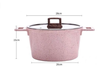 Bộ Nồi Chảo MGC Màu Hồng