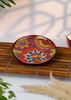 Bộ bát đĩa vẽ tay hoa đỏ xuất Âu