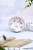 Bộ bát đĩa hoa tím hồng