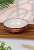 Bộ bát đĩa vẽ tay hoa đỏ xuất Âu